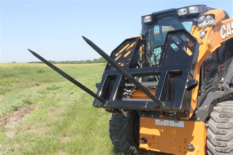 bale spear old style skid steer|skid steer bale spear plans.